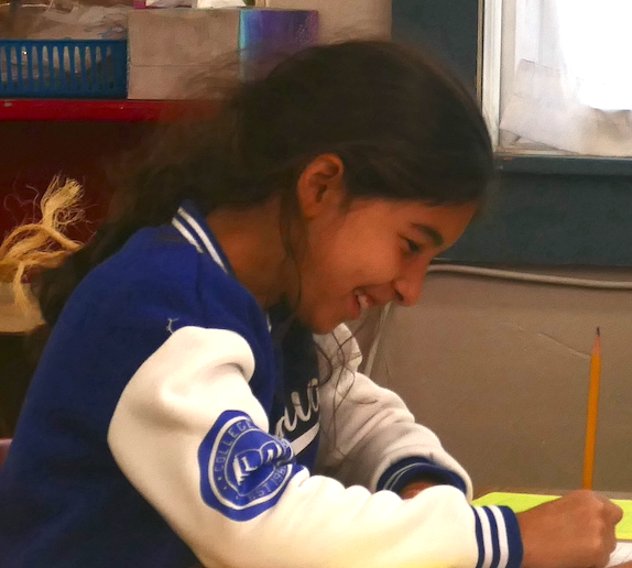 Students in Upper Classroom